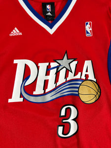 Vintage Allen Iverson Philadelphia 76ers Adidas Jersey Sz. L