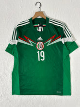 Adidas Mexico #19 Oribe Peralta 2014 World Cup Home Jersey Size XL