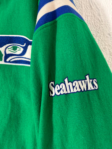 Seattle Seahawks Mitchell & Ness Retro Wool Varsity Sz. 4XL Jacket