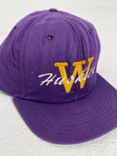 Vintage Washington Huskies Purple Snapback Hat