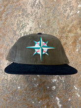 Vintage Seattle Mariners Moss Brown Snapback Hat