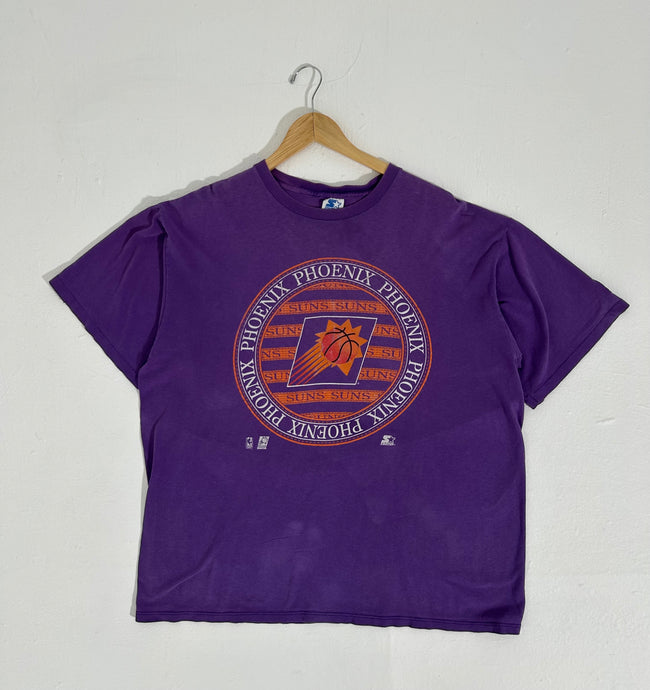 Vintage 1990s Phoenix Suns Basketball Starter T-Shirt Sz. XL