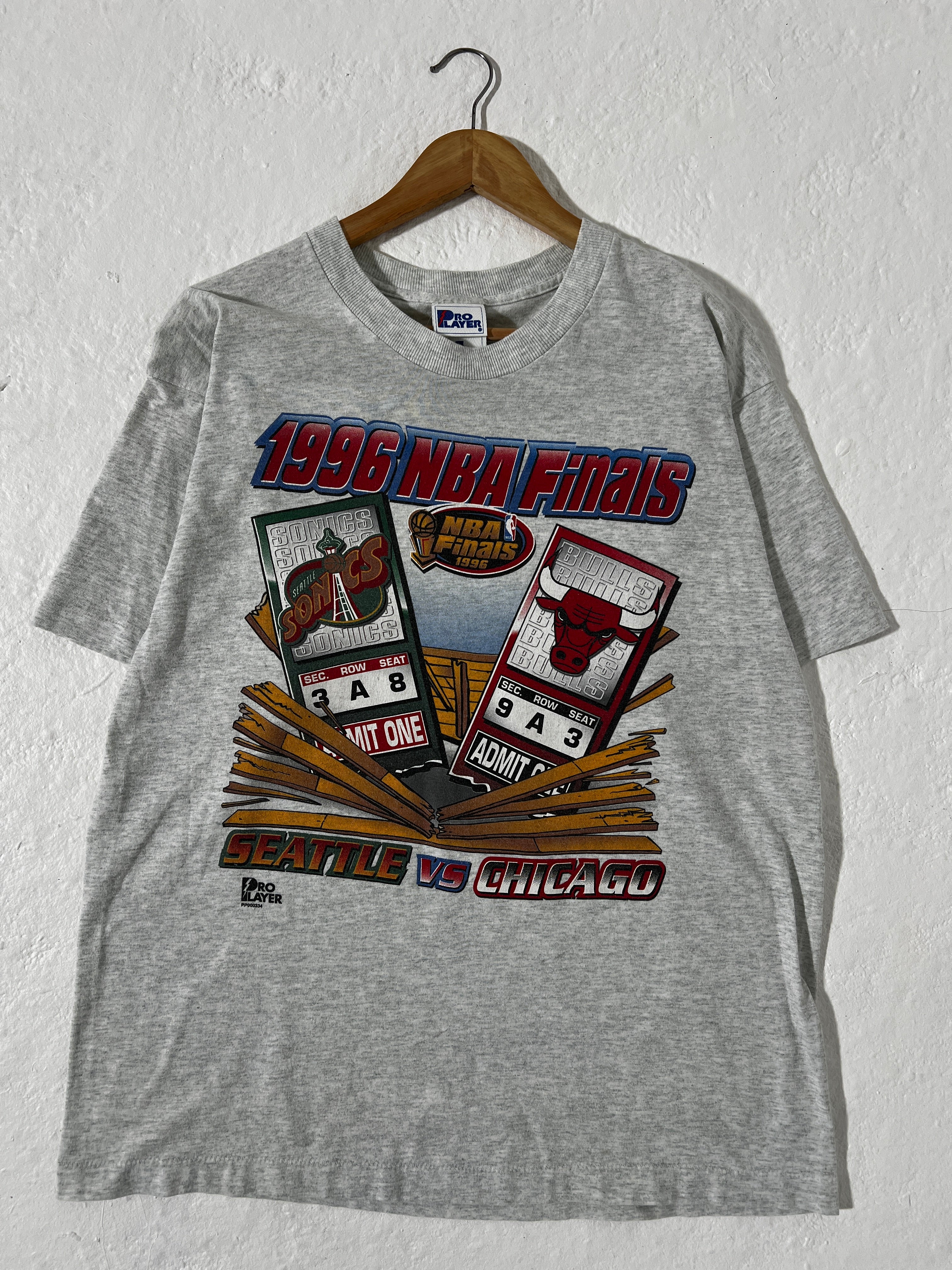 Vintage 1996 NBA Finals Seattle Supersonics vs. Chicago