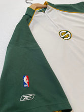 Vintage Y2k Seattle Supersonics Reebok Warm Up Shirt Sz. 3XL