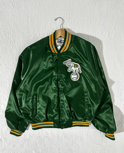 Oakland A's Vintage Satin Jacket Size XL