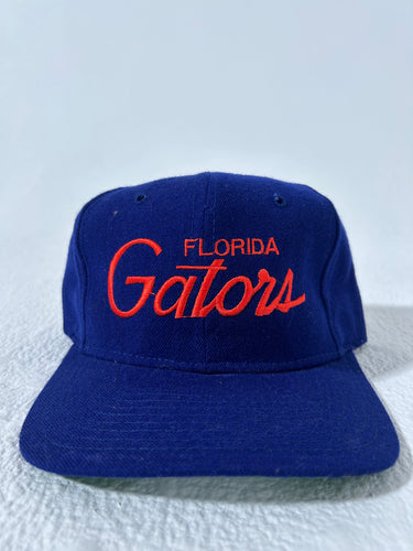 Vintage Florida Gators Script Sports Specialties Wool Snapback Hat