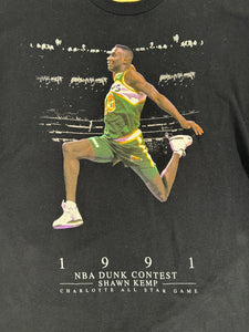 Seattle Supersonics Shawn Kemp Dunk Contest Mitchell & Ness T-Shirt