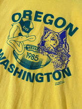 Vintage 1985 Oregon Ducks Vs Washington Huskies T-Shirt Sz. L