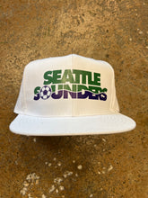 Seattle Sounders White Snapback Hat