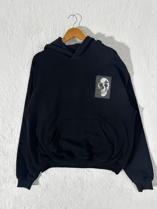 Saints & Sinners Skull Hoodie Size M