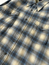 Vintage Pendleton Button Up Shirt Blue/White Sz. 2XL