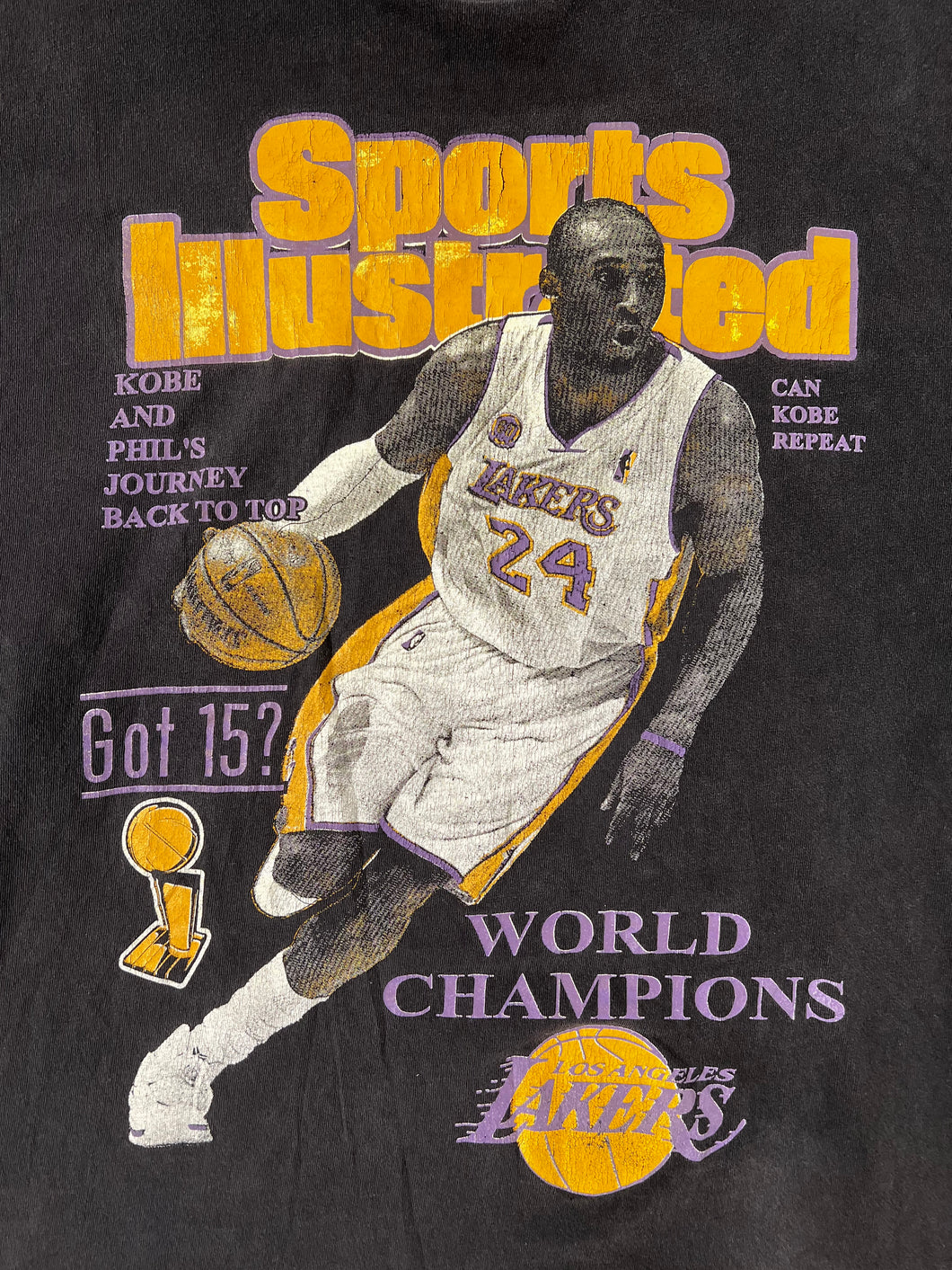 Kobe Bryant Sports Illustrated Tshirt Sz 3x