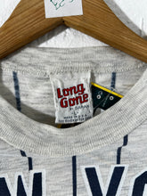 Vintage 1990 New York Yankees Long Gone Series AOP T-Shirt Sz. L