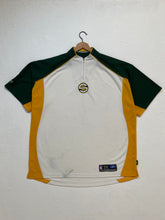 Vintage Y2k Seattle Supersonics Reebok Warm Up Shirt Sz. 3XL