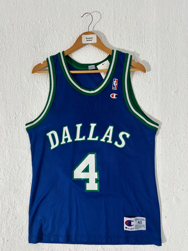 Vintage Cherokee Parks Dallas Mavericks Champion Jersey 90s Size Medium