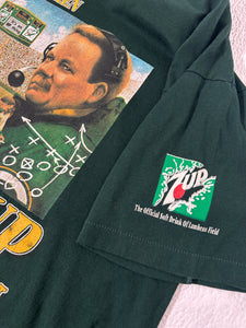 Vintage 1990s Green Bay Packers Coach Holmgren T-Shirt Sz. XL