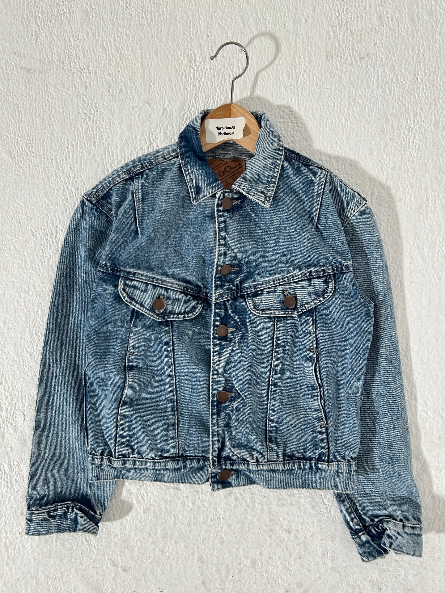 Vintage Lingo Lightwash Denim Jacket Sz. L DEPT1