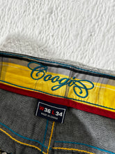 Vintage Coogi Black & Blue Denim Jeans Sz. 36 x 34