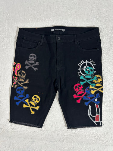 Crysp Denim Ethmold Black Denim Shorts NWT Dept1