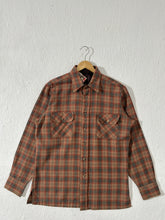 Vintage Brown Wool Flannel Sz. M