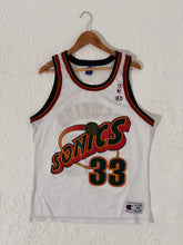 Vintage Seattle Supersonics Hersey Hawkins #33 Jersey Size L