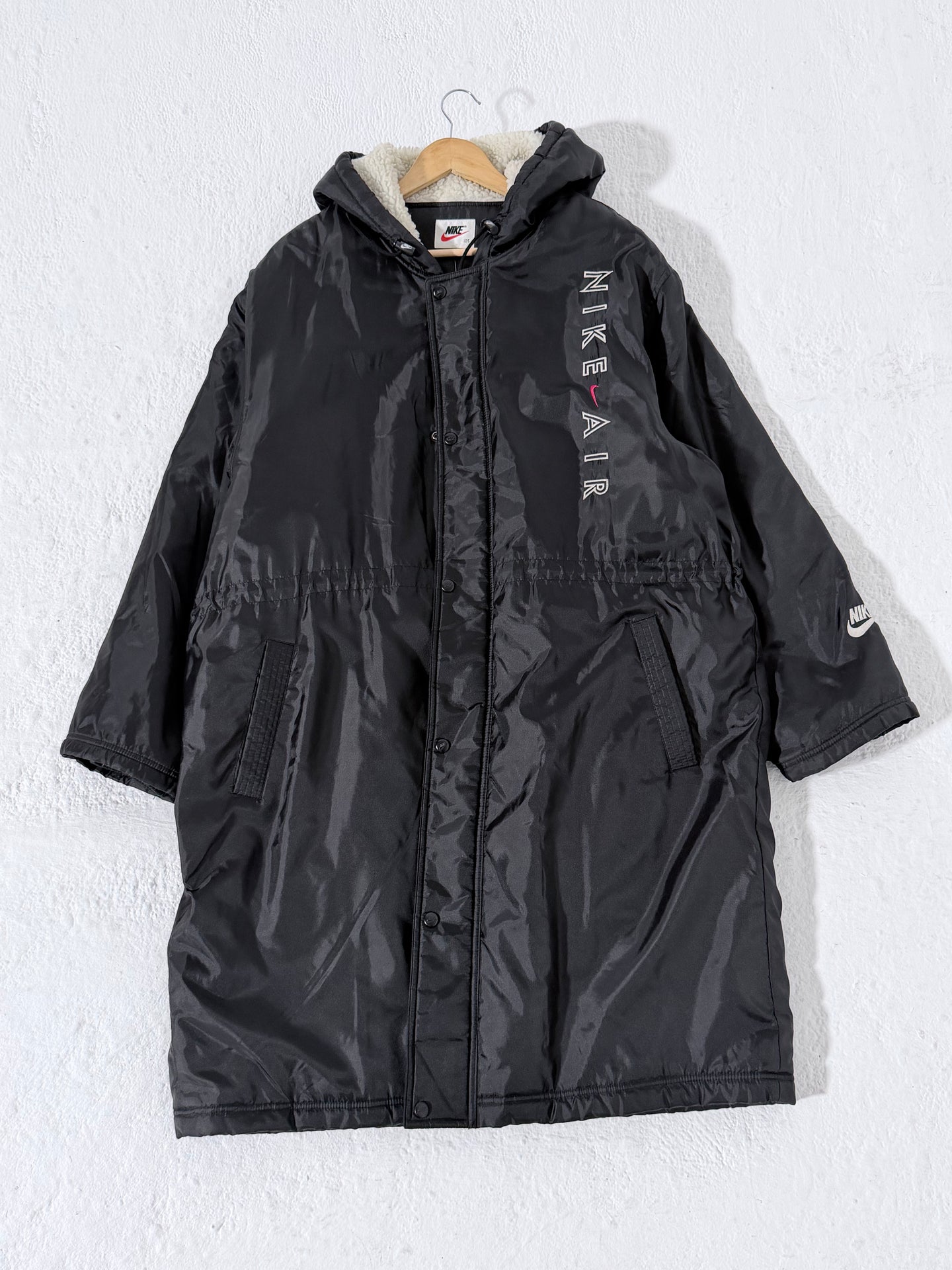 Nike Air Sherpa lined Super rare long cut parka Jacket Size XXL