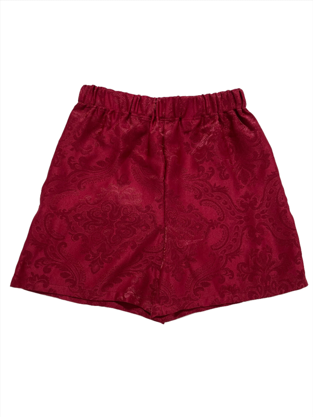 TBNW Burgundy Custom Tapestry Shorts Sz. S