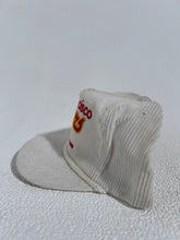 Vintage San Francisco 49ers SB Champs White Corduroy Snapback Hat