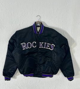 Vintage Colorado Rockies Starter Satin Jacket Sz.L