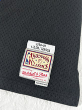 Philadelphia 76ers Allen Iverson Paint Splatter Black Jersey Sz. M