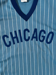 Vintage Chicago Cubs Cooperstown Blue Striped Jersey Sz. XL