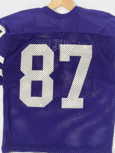 Vintage 1980's UW Washington Huskies Purple Cropped Jersey Sz. L