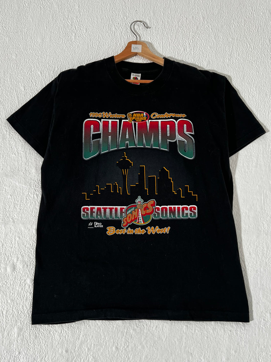 Vintage 1990’s Seattle Supersonics ProPlayer Skyline T-Shirt Sz. XL