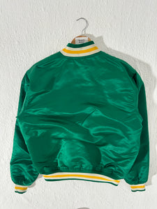 Vintage 1990's Seattle SuperSonics Satin Jacket Sz. L
