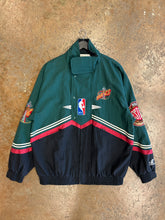 Vintage 1990’s Seattle Supersonics Logo Athletic Jacket Sz. L