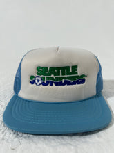 Vintage Seattle Sounders Blue Trucker Hat