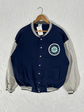 Vintage Seattle Mariners Snap Cotton Poly Coat Size XL