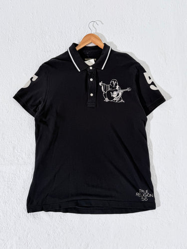 Y2K True Religion Polo Shirt Size 2XL