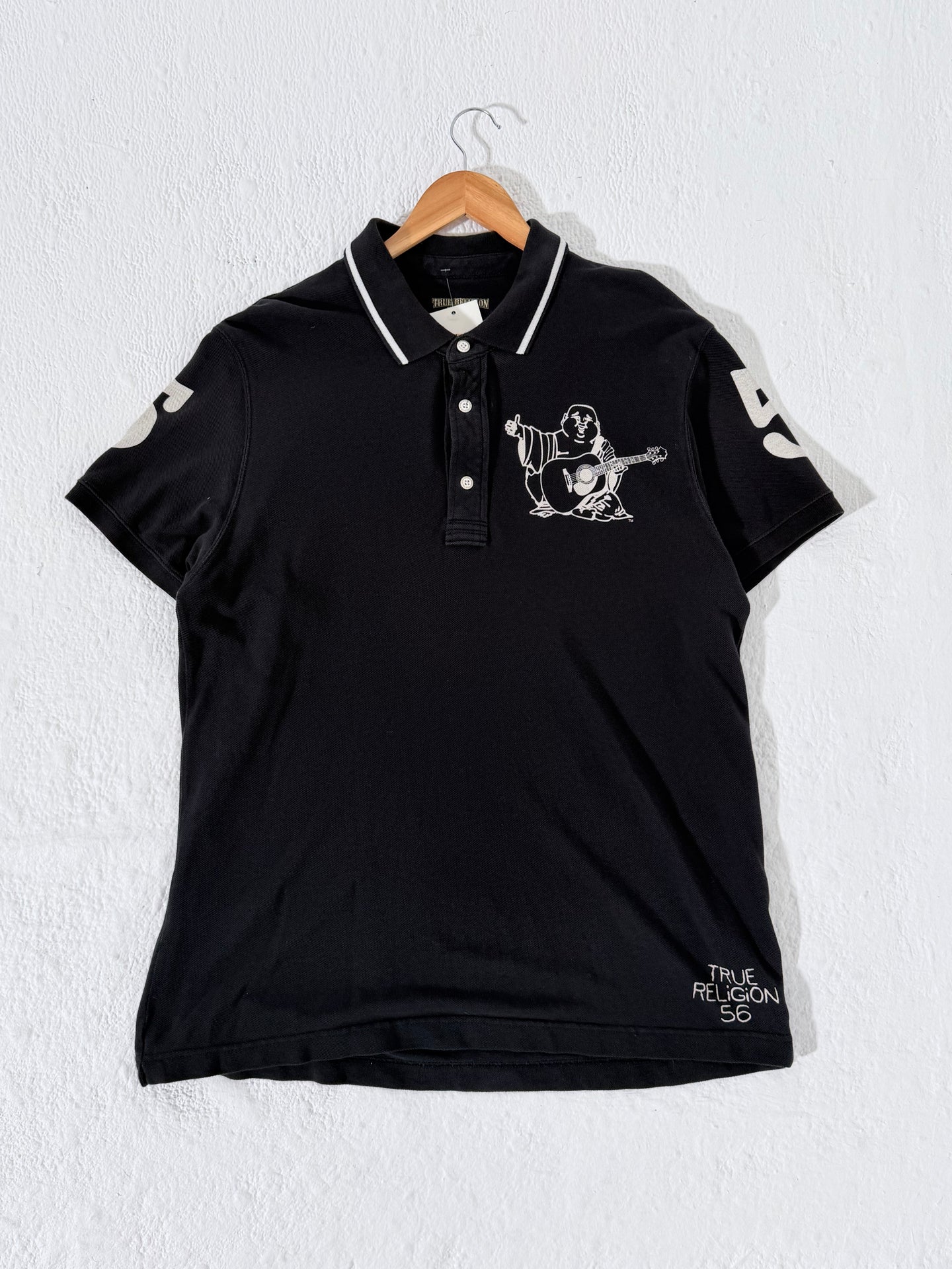 Y2K True Religion Polo Shirt Size 2XL