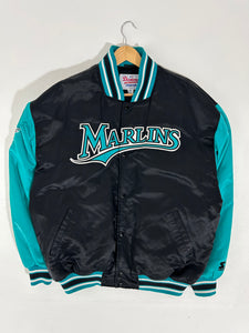 Vintage 1990s Florida Marlins Starter Jacket Sz. 2XL