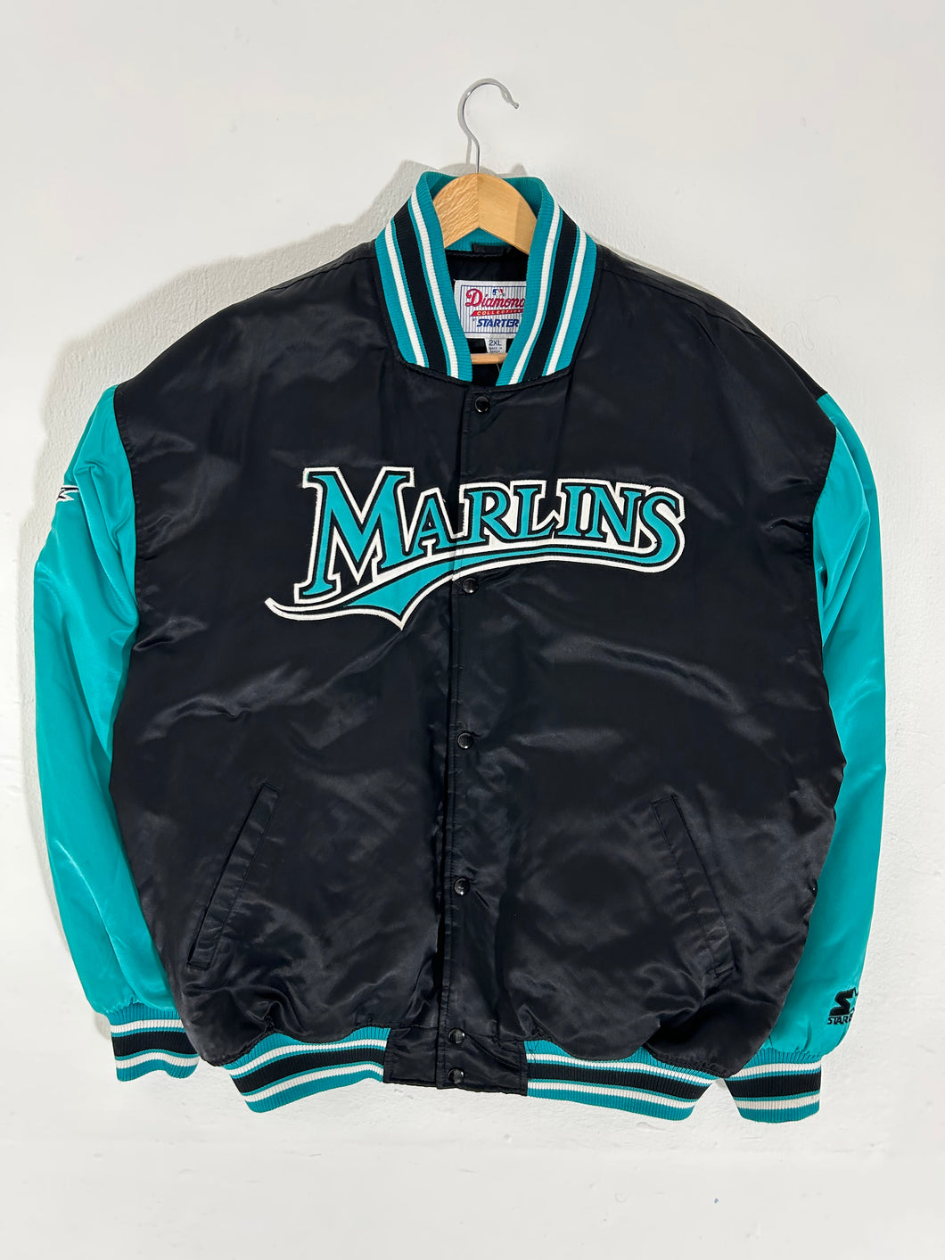 Vintage 1990s Florida Marlins Starter Jacket Sz. 2XL