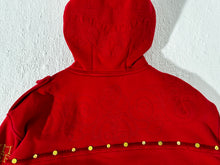 Vintage Y2k Crown Holder Red Hoodie Jacket Sz. 2XL