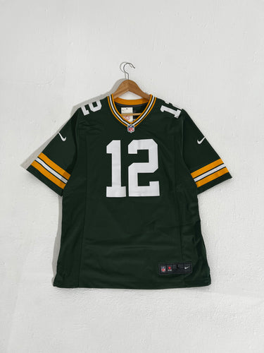 Nike Green Bay Packers Aaron Rodgers #12 Football Jersey Sz. L
