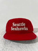 90's Vintage Red Seattle Seahawks Snapback