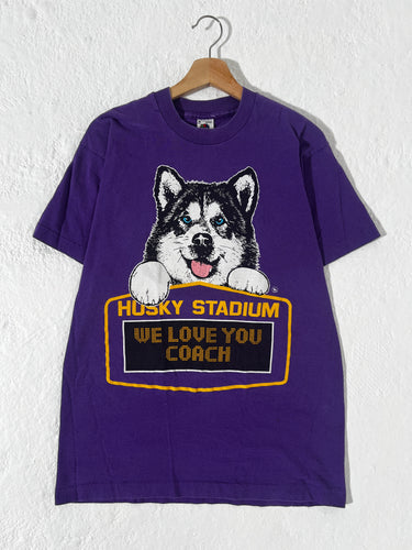 Vintage Seattle UW Huskies T Shirt Size M EDS