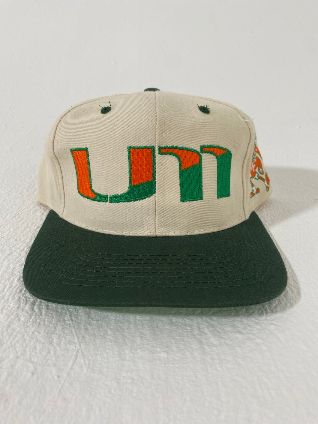 Vintage 1990's University of Miami Hurricanes Snapback