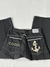 Y2k Coogi Gray Anchor Embroidery Pants Size 38x34