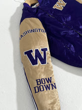 University of Washington UW Huskies Satin Bomber Jacket Sz. XS