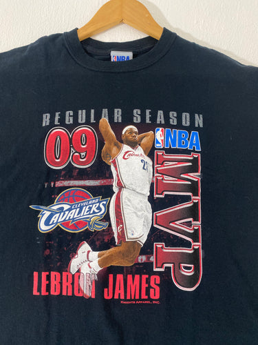 Vintage Y2K 2009 NBA MVP Lebron James Cleveland Cavaliers T-Shirt Sz. XL