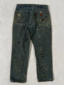 1/1 Vintage Paint Splatter Carhartt Jeans 35x30